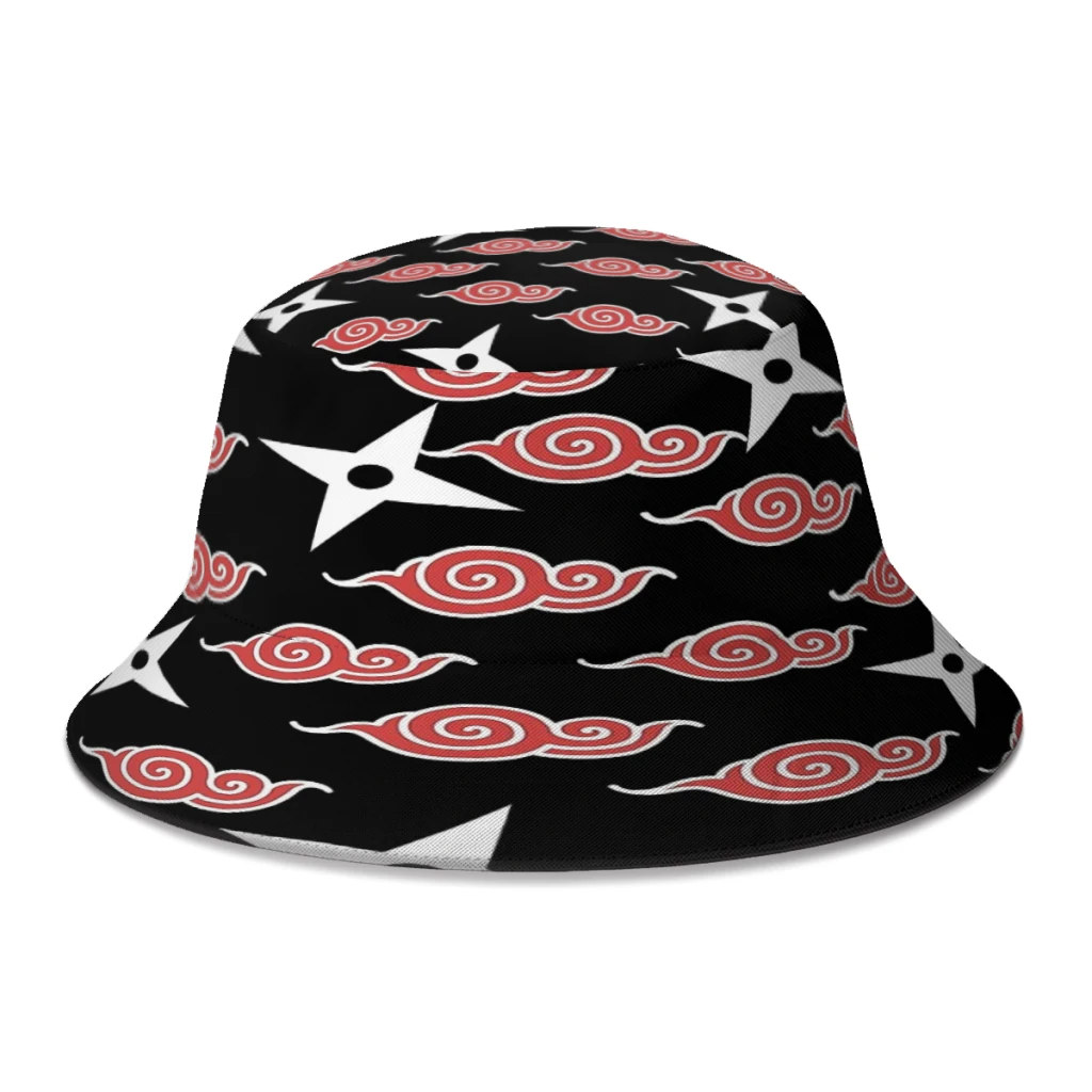 Red Cloud Bucket Hat Pentru Femei Barbati Elevii Pliabil Bob De Pescuit Pălării Panama Capac Streetwear