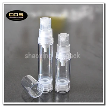 100buc ZA214M 10ml ceață fină sticla cu pulverizator cu pompa airless, 10ml pulverizare airless pompa de sticlă, 10ml airless mist pompa container