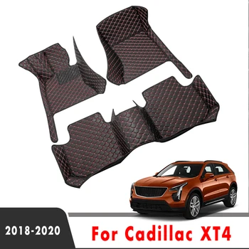 Auto Covorase Pentru Cadillac XT4 2020 2019 2018 Styling Personalizat Impermeabil de Piele Decor Covor Accesorii de Interior Picior Pad