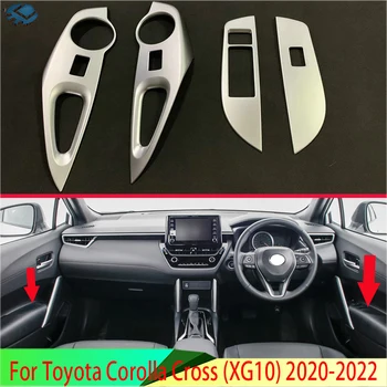 Pentru Toyota Corolla Cruce (XG10) 2020 2021 Potrivi Doar Dreapta Driv Ferestre, Uși, Cotieră Acoperi Panoul de Comutare Trim Molding Garnitura