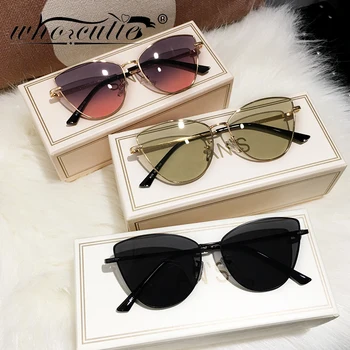 Retro Cadru Metalic Ochi de Pisica ochelari de Soare Femei 2021 Brand Designer de Moda Gradient Lens Shades Ochelari de Bărbați Ochelari de Soare Oculos UV400