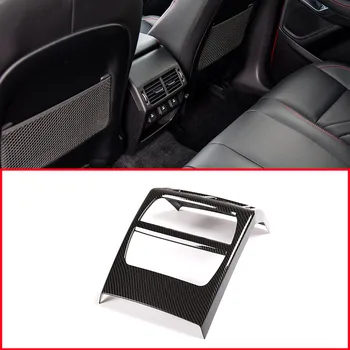 Masina din Spate de Aer Condiționat de Cadru Ornamente din Fibra de Carbon ABS Pentru Jaguar E-RITMUL E RITMUL 2018 2019 Accesorii Auto si Piese
