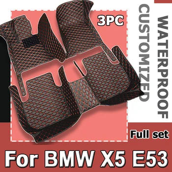 Covorase auto Pentru BMW X5 E53 1999~2006 de Lux din Piele Floor Mat Covor Auto Impermeabila Covor Set Complet Piese de Interior Accesorii Auto