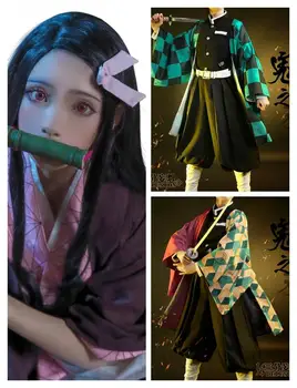 2019 Cosplay Costum Demon Slayer Kimetsu nu Yaiba Tomioka Giyuu Kimono costume de halloween pentru femei