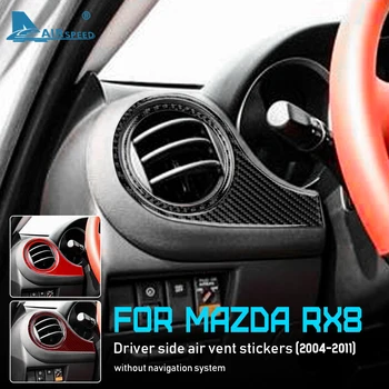 Fibra de Carbon pentru Mazda RX8 2004 2005 2006 2007 2008 2009 2010 2011 Accesorii Tapiterie Interior Auto de Aer Laterale, Priza de Aerisire Autocolant