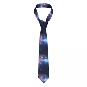 Galaxy Spațiu Cravate Barbati Casual Poliester 8 cm Înguste Univers Gât Cravata pentru Barbati Accesorii Cravata de Afaceri