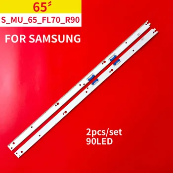 Original 2 buc/1Set de Fundal cu LED Strip 90 Lămpi pentru Samsung 65