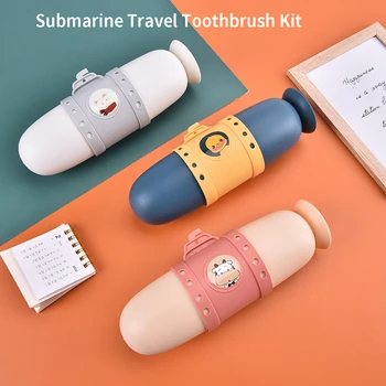 Submarin Dentare Kit De Călătorie Periuta De Dinti Cutie De Depozitare Se Spală Cana Cuplu Dentare Kit