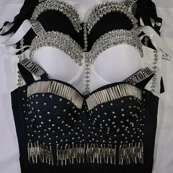 Sexy Rezervor de Top Negru Halter Cultura goth Topuri Femeile de Vară Camis Spatele gol, Bretele de Moda Casual Tub corset Feminin Vesta Vintage