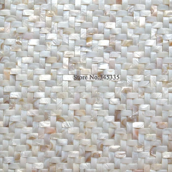 11PCS shell faianta mozaic sidef decor de fundal bucătărie duș baie backsplash interior tapet camera de zi