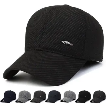 Iarna barbati Pălărie de vârstă Mijlocie Cald de Protecție pentru Urechi Îngroșat Sepci de Baseball Reglabil Dimensiune Bărbați Căști Pălării Sport Casual Capac
