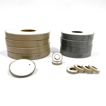 40khz 50*3mm Piezoelectric Ceramic Element Formă de Disc Pzt-4 Pzt-8 Material