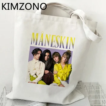 Maneskin shopping bag sac de iută cumparator cumparator reutilizabile reciclare sac de bumbac sac textil reutilizabil shoping bolsas ecologicas personalizate