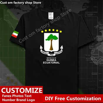 Ecuatorială Guineea Ecuatorială GQ CNG Guineea Equatoguinean barbati tricou High Street Moda Hip Hop Liber Casual T-shirt