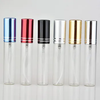 10ML Portabil Colorate de Sticlă Sticla de Parfum cu Atomizor Gol Containere Cosmetice pentru Călătorie en-Gros 100buc/lot