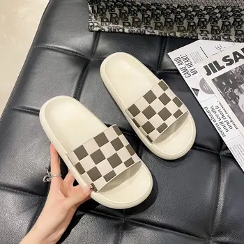 Papuci de interior Zapatillas De Verano Para Mujer Femei Pantofi de Vara Tendință Chancletas Mujeres PVC Sandale Plate pentru Femei 2022 Zapat