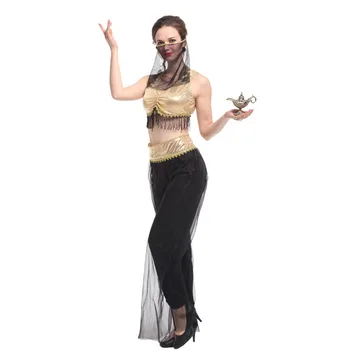 Femei Sexy Halloween Costum Belly Dance Aladdin Arab dansatori Cosplay prințesă Arabă joc de Rol Club de noapte de Carnaval rochie de petrecere