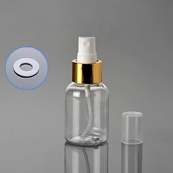 gol transparent 50ml spray plastic sticla PET ceață fină sticla cu pulverizator cu pompa de călătorie sticla set