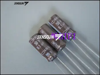 20BUC NIPPON KMG 50V0.1UF 5X11MM NCC viață lungă electrolitic condensator de 0,1 UF/50V CHEMI-CON 105 grade 0.1 uF 50V