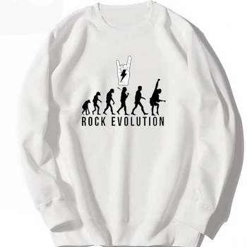 Tricou Rock pentru Femei Hanorac Negru cu Maneci Lungi, O-neck Top 2022 Brand Bărbați Jachete Casual, Haine de Culoare Pură