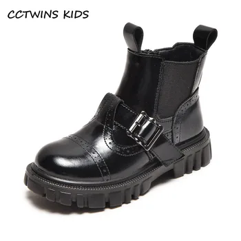 Cizme Copii De Iarna Din 2022 Grils Moda Glezna Chelsea Cizme Copii Baieti Din Piele Pantofi De Cald Copilul Brand Catarama Platforma