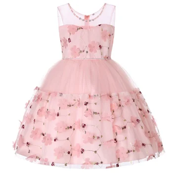 rochii pentru fete Fata Rochie de Flori prințesă Florale Rochii Fete pentru Copii Vestido de Nunta Petrecere Copii Haine de Ziua de Îmbrăcăminte