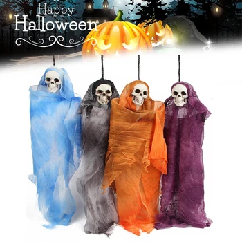 2020 Halloween Agățat Fantomă Înfricoșător Craniu Pandantiv Păpuși Înfricoșătoare Agățat de Decor pentru Casa Bantuita Bar Gradina de Acasa