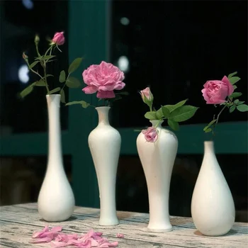 Jingdezhen Noutate Cadou Mic De Flori Vaze Ceramice Cu Decor Acasă Pentru Birou Dotari Flori De Porțelan Organizator