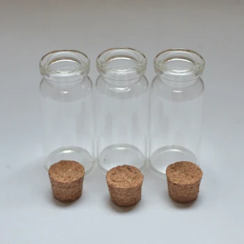 Flacoane de sticlă Flacoane de Farmece Pandantive Clar Sticle Transparente Plută Borcan de Sticlă Pentru a Meserii DIY Acasă Decorare