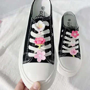 Flori drăguț Canvas Decoratiuni de Pantofi de Moda de Calitate DIY Pantofi Farmecele pentru Adidas Minunat All-meci de Tenis Accesorii de Vânzare Fierbinte