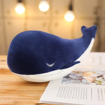 1 buc 25CM Desene animate Super Moale Jucărie de Pluș Mare Animal Mare Balenă Albastră Moale Jucărie Animal de Pluș de Pește pentru Copii Minunat cadou de ziua de nastere