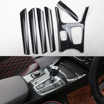 Pentru BMW X3 F25 2011-2016 LHD O/T Model din Lemn de Culoare Dreapta rudderCar Tapiterie Interior Styling Accesorii Ușa Schimbătorului de Viteze Cutie de Bord Sti