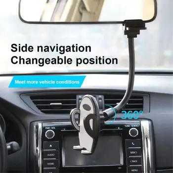 Oglinda Retrovizoare Auto Telefon Mobil, Suport De Navigare Cadru De Montare Universal Fix Creative Smartphone Stand Pentru IPhone Titular