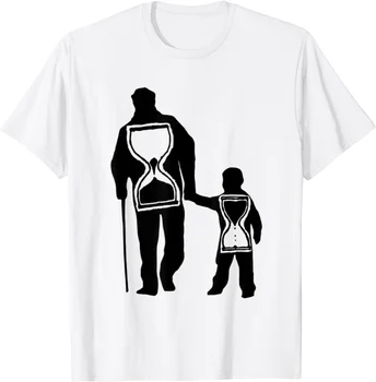 Sentimental Tatăl Bunicul Tricou Timpul Este Prețios Cadou Tricou S-3xl Bărbați 100% Bumbac Casual T-shirt Vrac Top Marimea S-3XL