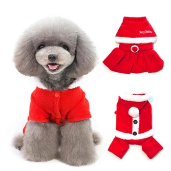 Creative de Crăciun de Iarnă Companie Nou Haine caini Mici, groase de Bumbac de Pluș Vacanță Teddy chien Haine ropa para perro для собак