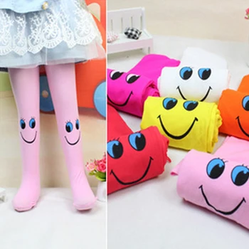 Toamna Smiley Model pentru Copii Leggings Pentru Fete 3-8 Ani Fete Smiley Imprimate Pantaloni Copii Jambiere 11 Culori SA904970