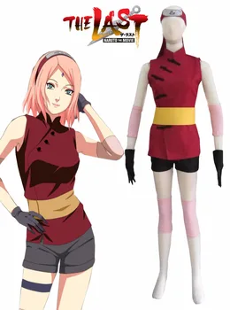 Ultima-Sakura Haruno Cheongsam Cosplay Costum Personalizat