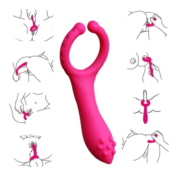 Jucarii Sexy Silicon Vibratoare, Inele Penis Vibrator Timp De Întârziere Ejaculare Vibratoare Biberon Stimulare Clitoris Jucarii Sexuale Pentru Barbati