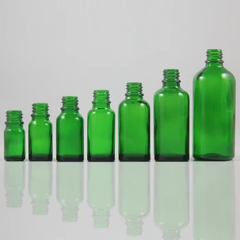 30pcs 100ml de Sticlă verde Ulei Esential de Sticlă Fără nici un capac,s-ar putea potrivi cu pulverizator sau dropper capac,recipient de sticlă 18mm