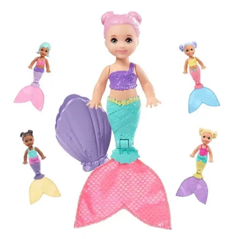 Barbie Surpriză Sirena Chelsea Pop Shell Orb Cutie Series Papusa Clasic de Colectare de Jucarii pentru Copii Fata Casă de Joacă Jucării Cadouri GHR66