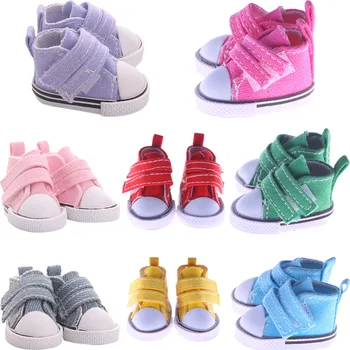 5 Cm realizate Manual Papusa Pantofi Pentru BJD bltyth pânză Colorată Mini Drăguț pantofi cu șireturi albe Pentru Generația Noastră Papusa Viața de zi cu Zi