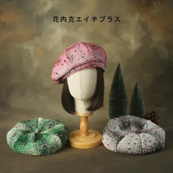 Exporta Japoneză Retro Berete Toamna și Iarna Cald Drăguț Atmosfera de Crăciun Dress Up Pictor Capac Versatil Femei Bereta Pălării