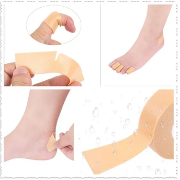 Spuma Picior Deget de la picior Deget Protector Banda Anti-frecare cu Toc Picioare Tampoane Autocolant rezistent la apa caracteristică pentru o mai bună protecție a pielii