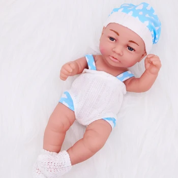 En-Gros De 11 Inch Nou Renăscut Baby Dolls Bebe Moale De Silicon Rezistent La Apa Playmate Crăciun Cadouri De Ziua De Nastere Copil Papusa Jucării Pentru Fete