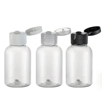 48pcs 50ml gol sampon de plastic de călătorie sticle cu capac flip top,reîncărcabile, de călătorie sampon ambalaje sticle PET